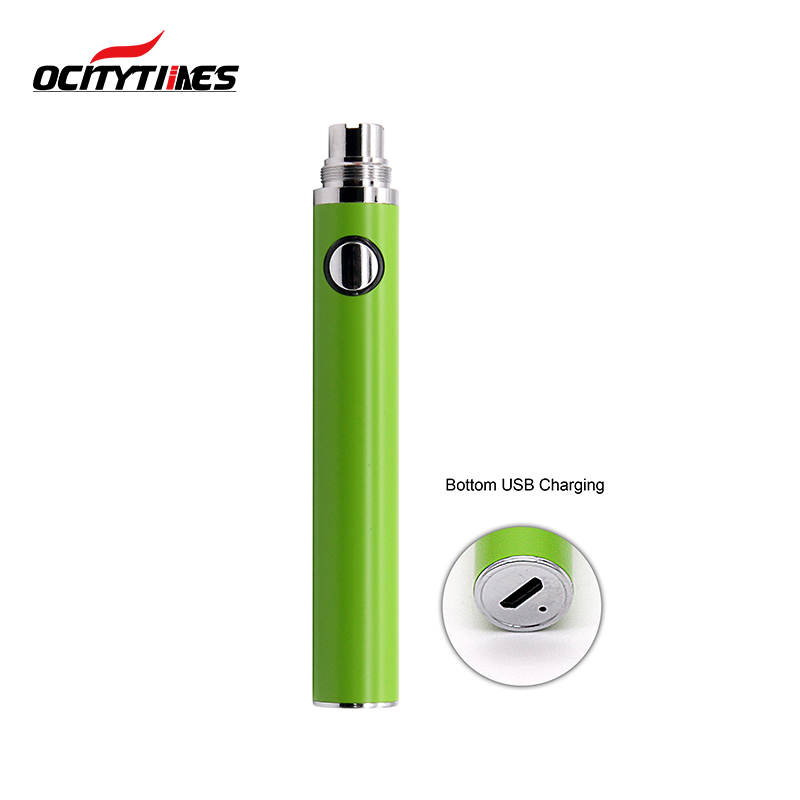OcityTimes Nuova batteria di svapo 650 mAh ricaricabile con pulsante