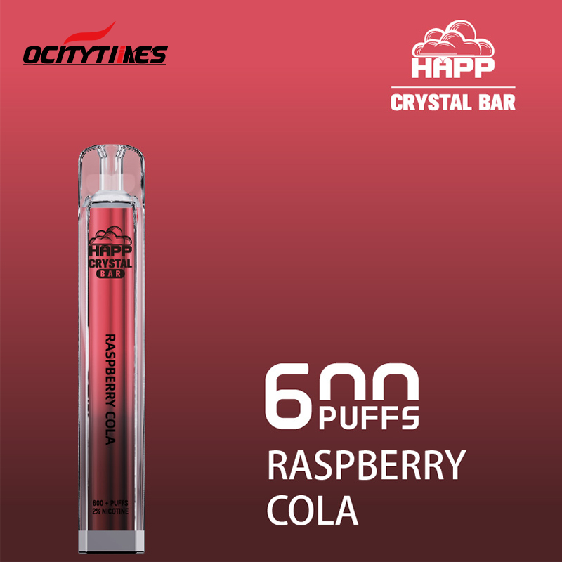 Canzionata Crystal bar personalizzata 600 sbuffi mini vape e sigaretta 