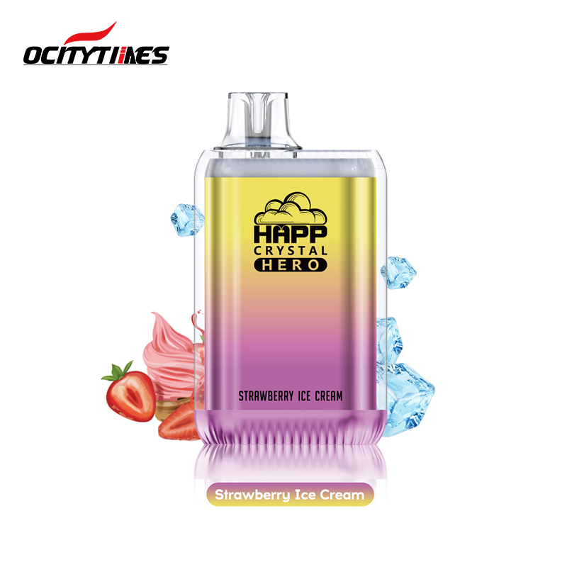 10 aromi di frutta 3% nicotina Vape Box E sigaretta elettronica usa e getta in cristallo