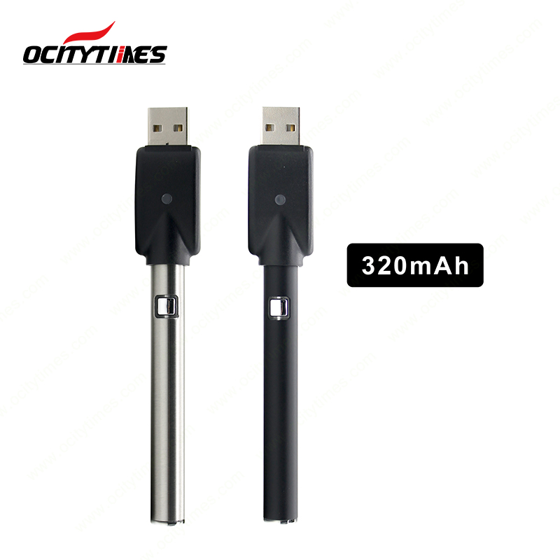 Preriscaldare la batteria da 320 mAh con olio di CBD con pulsante