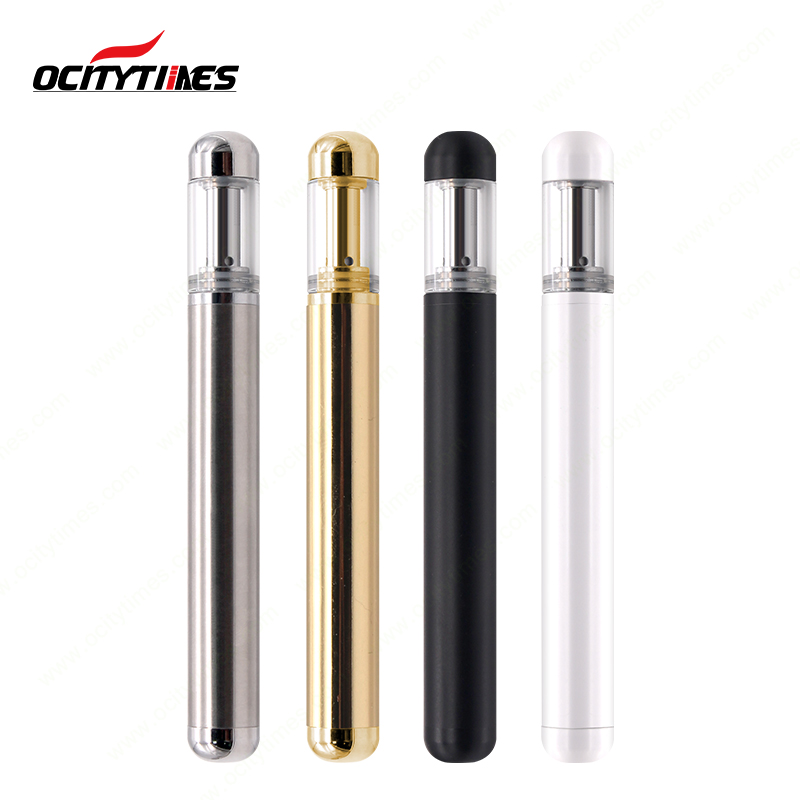 2022 penna Vape monouso ricaricabile O5 con serbatoio in vetro personalizzato