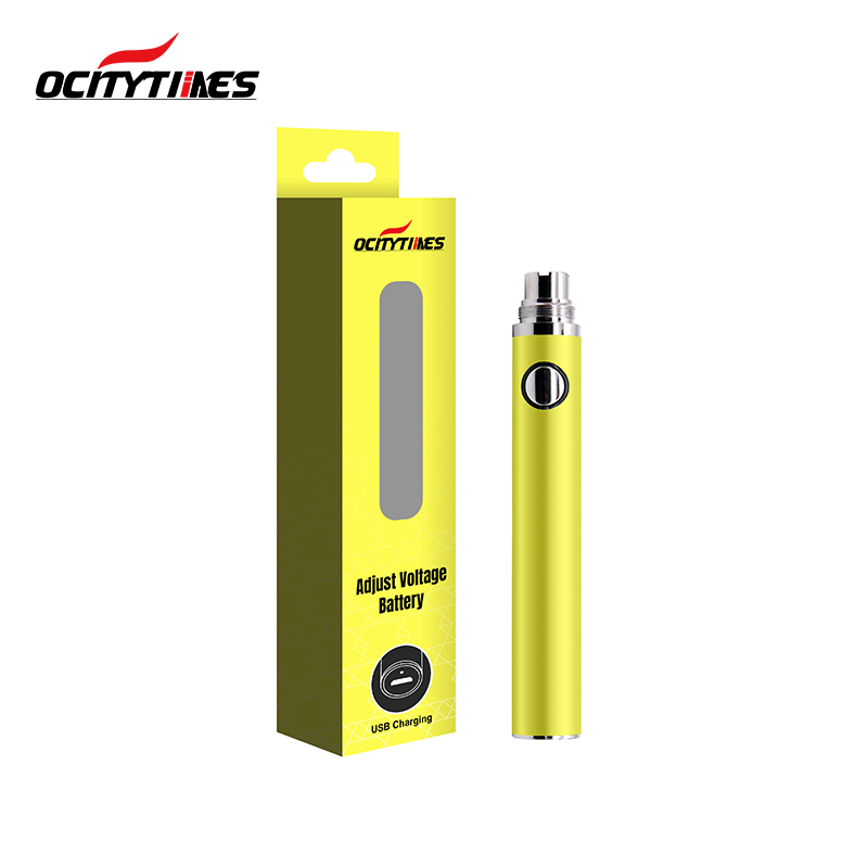 OcityTimes Nuova batteria di svapo 650 mAh ricaricabile con pulsante